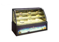Transparenter Glas-1220mm Anzeigen-Kühlschrank Kuchen-670W