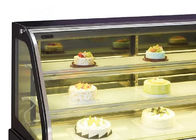 Transparenter Glas-1220mm Anzeigen-Kühlschrank Kuchen-670W