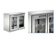 Verpflegungs-Kühlgeräte der Klarglas-doppelten Tür-920mm