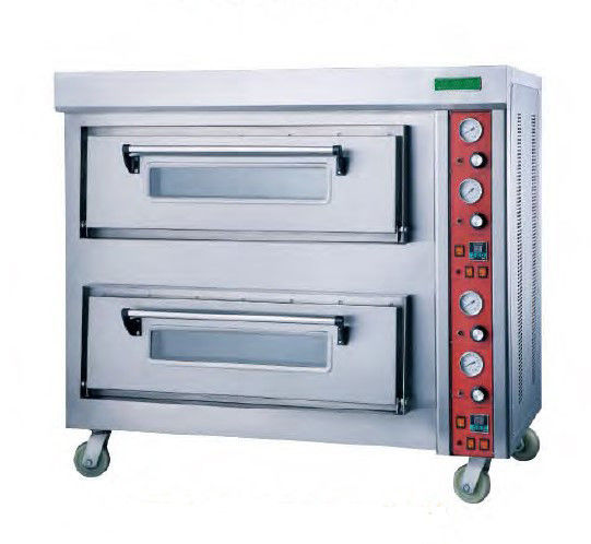 industrieller doppelstöckiger Ofen der Pizza-220V, Restaurant-automatische Pizza Oven Equipment