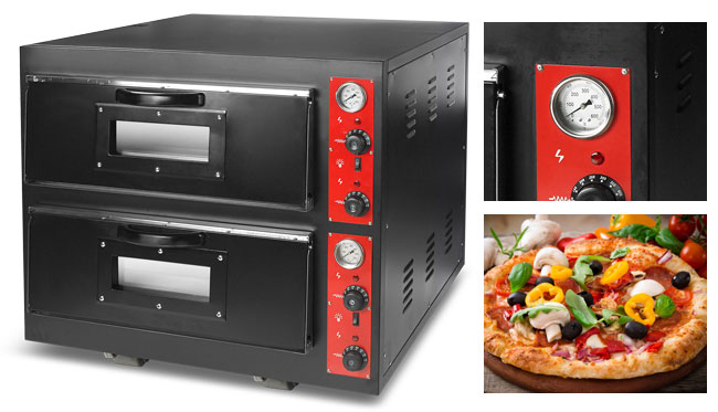 Küchen-Pizza-Hersteller elektrische des Brot-Toaster-1 Plattform-Handelspizza-des Ofen-4.5KW für Restaurant