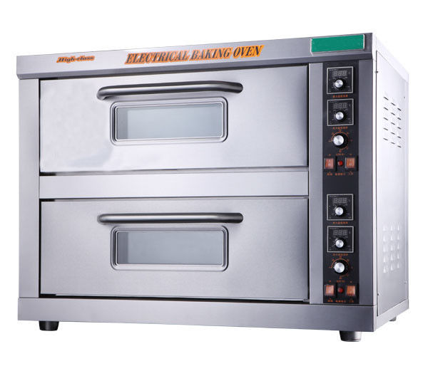 elektrischer 67kg Backofen SS 430 220V 6.8kw doppelstöckiges einzelnes Sightglass