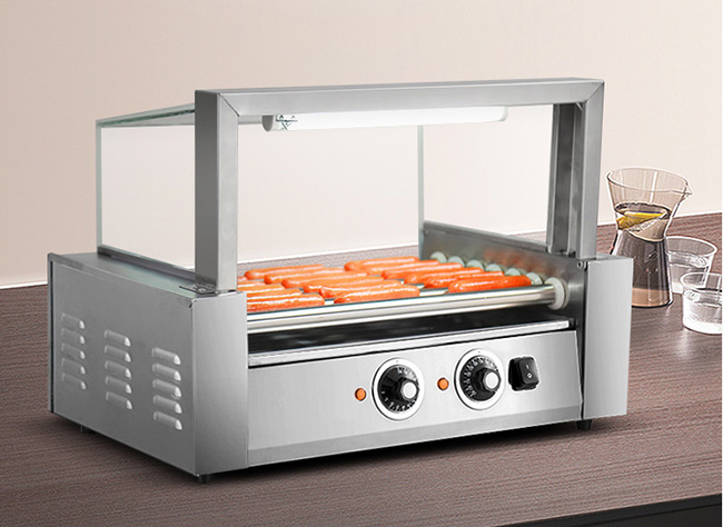 des Snack-Food-220V Rollen-Würstchen-Gestell Heater Grille Verarbeitungs-der Ausrüstungs-5
