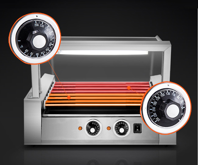 des Snack-Food-220V Rollen-Würstchen-Gestell Heater Grille Verarbeitungs-der Ausrüstungs-5