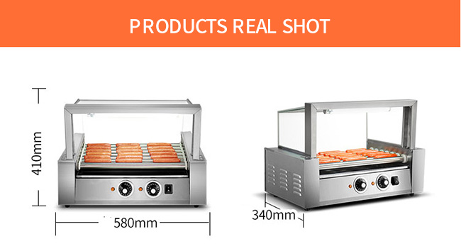 des Snack-Food-220V Rollen-Würstchen-Gestell Heater Grille Verarbeitungs-der Ausrüstungs-5